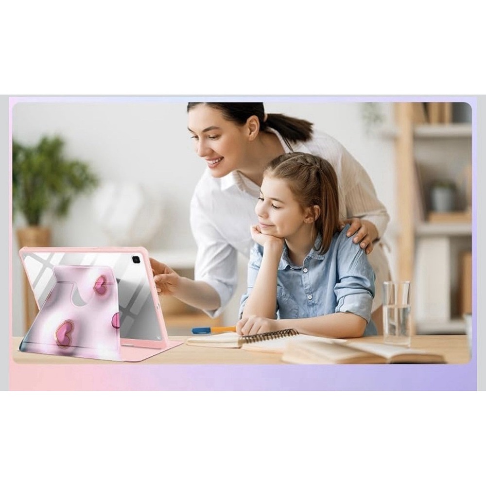 Kid Cube For Samsung Galaxy Tab S6 Lite Kawaii Dog 10.4 In Rotating Stand - Picture 5 of 6